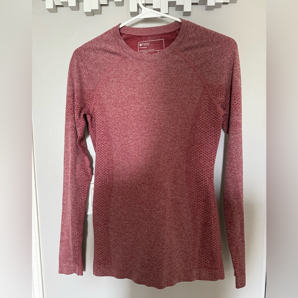 Women’s Dark Cherry Salta Seamless Longsleeve Underscrub